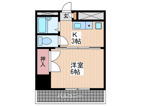 シングルピア五日市の物件間取画像